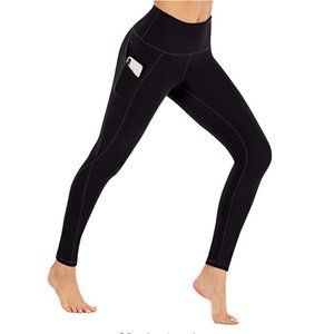 Leggings with Pockets for Women High Waisted Yoga Pants for Women with Pockets S